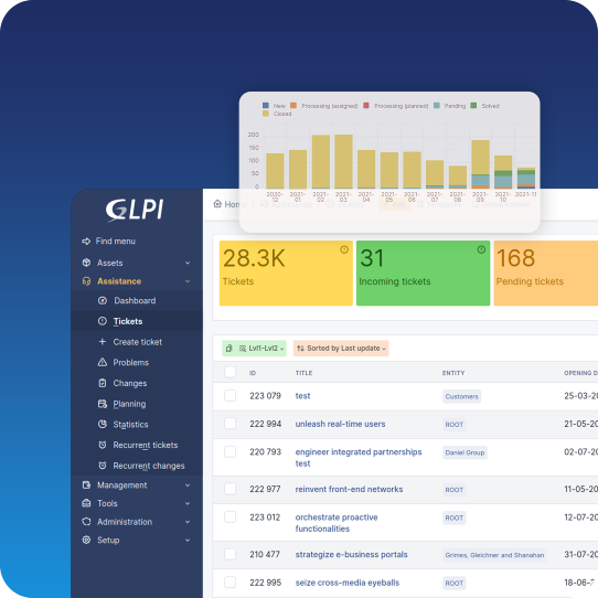 Interface GLPI 11